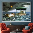 thumbnail image 1 of Surreal Wall Decor, Seascape Wall Decor, Reproduction Canvas, Dominique Appia, Famous Wall Decor, Sea Landscape Art, Canvas Wall Decor - 3P-Rolled Canvas, 1 of 9