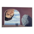 thumbnail image 1 of Surrealist Artists Rene Magritte Portrait of Stephy Langui Poster Picture Print Wall Art Poster Painting Canvas Posters Artworks Gift Room Aesthetic 16x24inch(40x60cm), 1 of 6