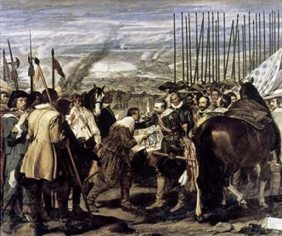 Surrender of Breda - The Spears Canvas Art - Diego Velazquez (24 x 24)