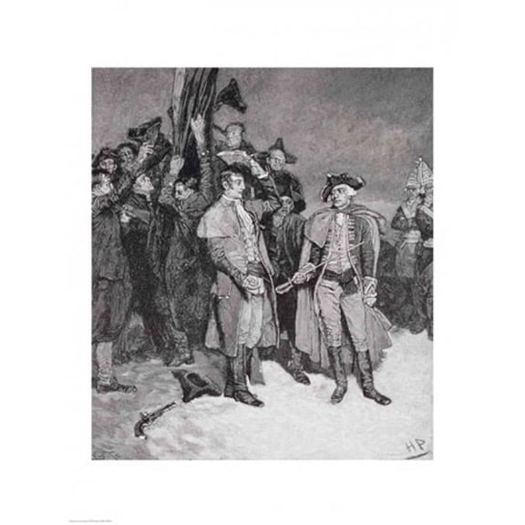 Surrender of Fort William & Mary Poster Print by Howard Pyle - 24 x 36 in. - Large