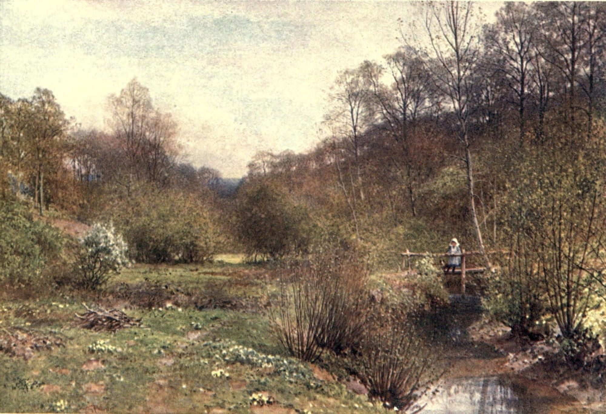 Surrey 1906 Budding year Ockley Canvas Art - Harold Sutton Palmer (18 x 24)
