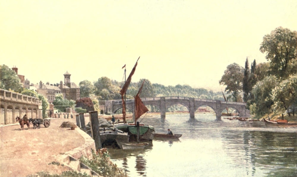 Surrey 1906 Richmond Canvas Art - Harold Sutton Palmer (18 x 24)