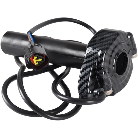 Surron Throttle Handle Imitation Carbon Fiber Throttle Grips Quick Twister with Throttle Cable Throttle Kit for Electrice Dirt Bike Sur-Ron/Surron/Light Bee/Sur Ron S/Surron X / X160 / X260
