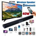 Surround Sound Bar 4 Speaker System Wireless Subwoofer TV Home Theater