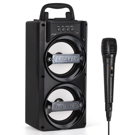 BTY Surround Sound Karaoke Machine for Adults and Kids, Black