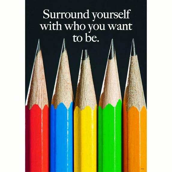TREND ENTERPRISES INC. T-A67241 SURROUND YOURSELF WITH WHO LARGE POSTERS