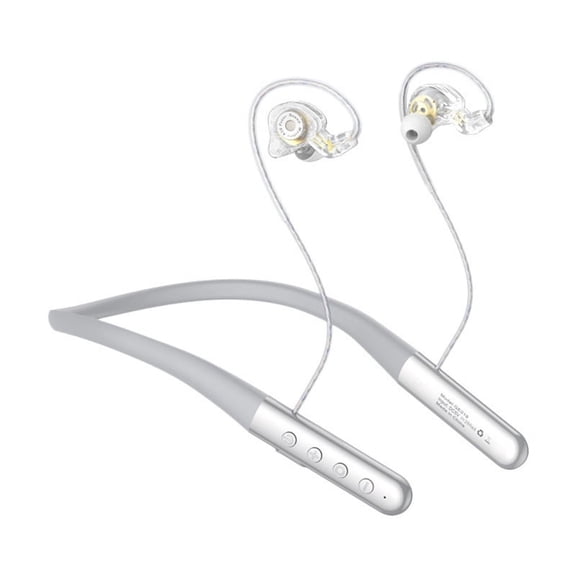 Surround sound metal bluetooth headset type-c gaming music dual mode hanging neck wired headphone with microphone