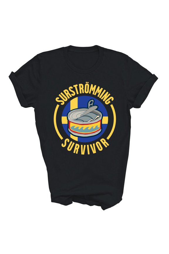 Surstromming Survivor Swedish Pride Unisex Shirt Gift