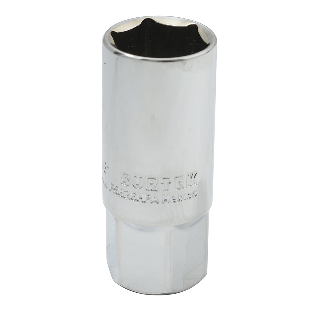 Surtek 1/2" Socket for 13/16", Spark Plug, Steel