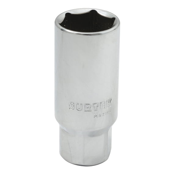 Surtek 1/2" Socket for  5/8", Spark Plug, Steel