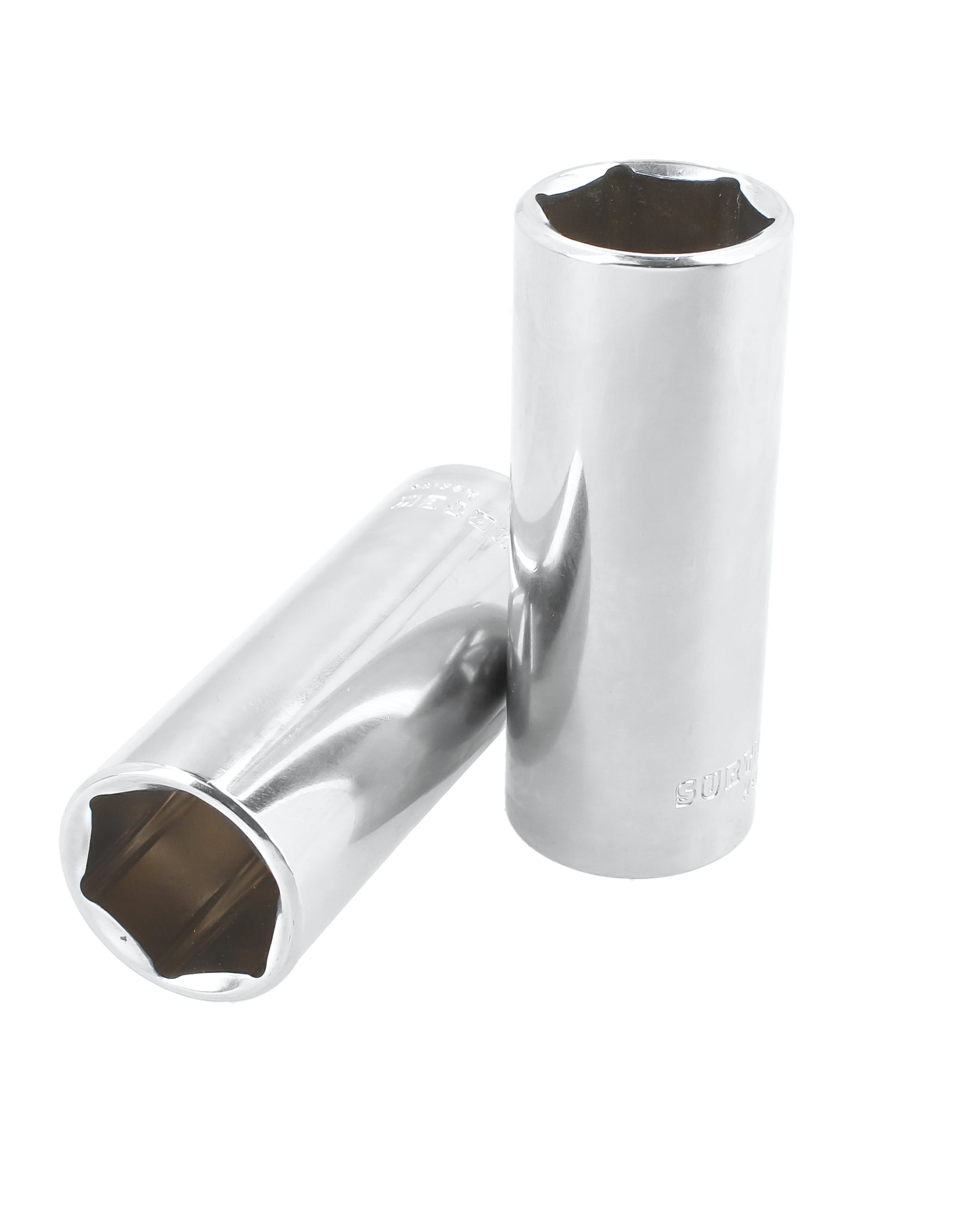 Surtek 1/4” Long Socket, 6 Points, 8 mm, Steel