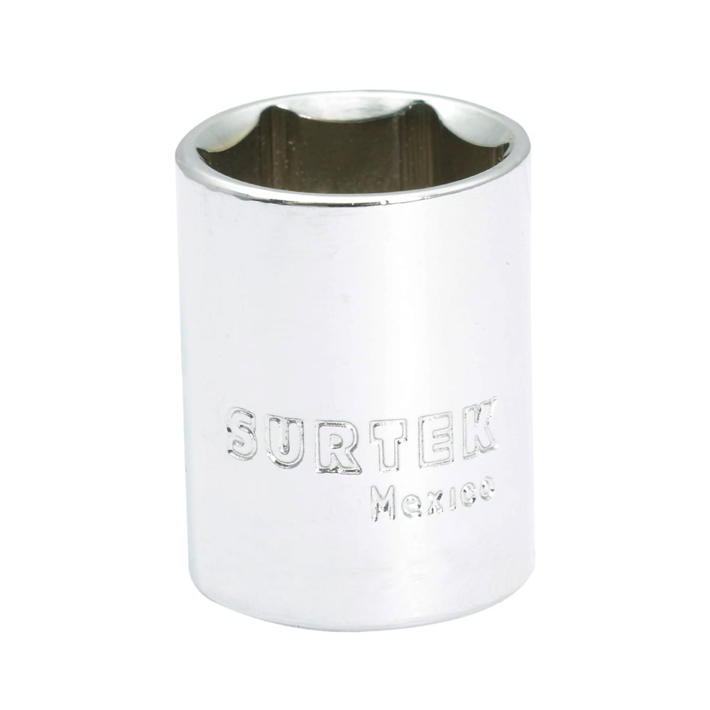 Surtek 3/8” Long Socket, 6 Points 1/2”, Steel