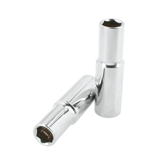 Surtek 3/8” Long Socket, 6 points, 7/16”, Steel