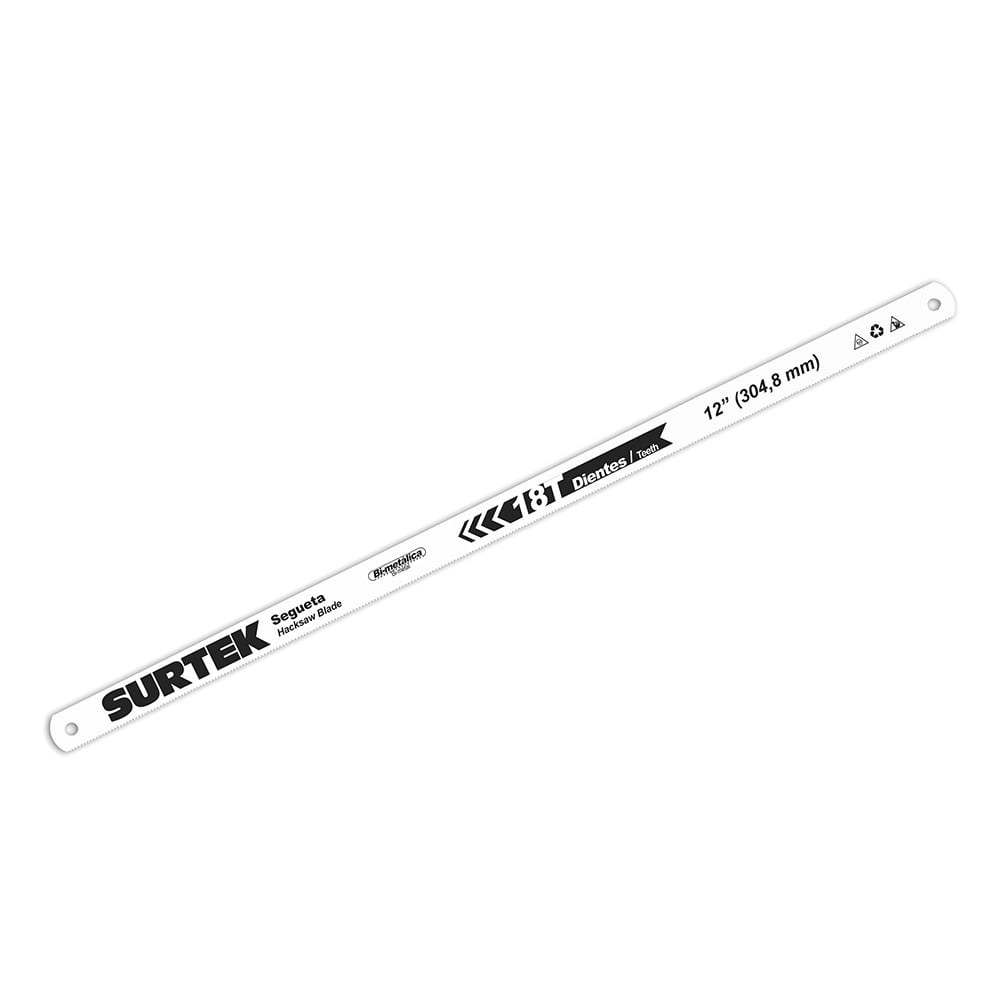 Surtek Bimetallic 12" Blade 18tpi 2 Pieces , SBM182