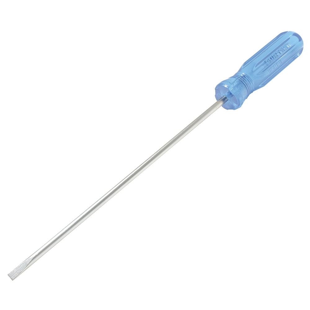 Surtek Blue Screwdriver Round Shank Cabinet Tip 3/16x6 , D334