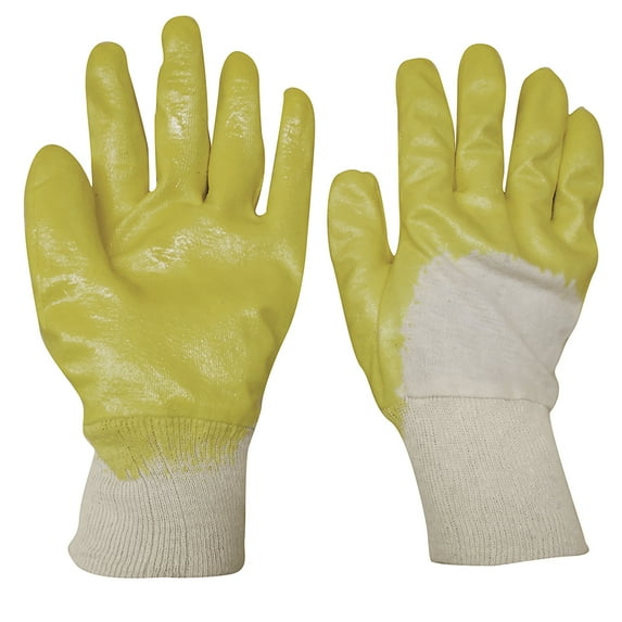 Surtek Medium Cotton Gloves With Nitrile Coating