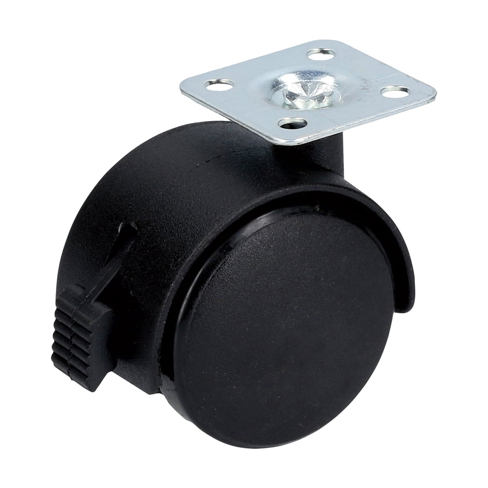 Surtek Office Chair Caster with top Plate And Brake 50 mm , RY5B