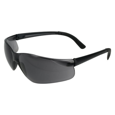 Surtek Panoramic Safety Glasses With Dark Shield, Black