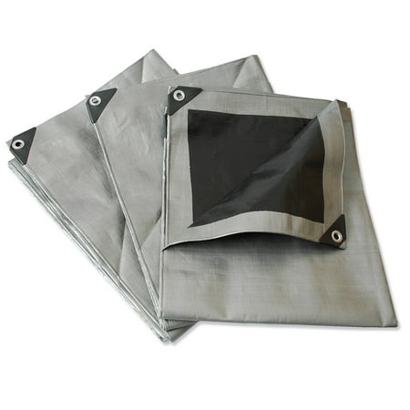Surtek Reinforced Silver Tarpaulin 4 X 5m , LR4X5
