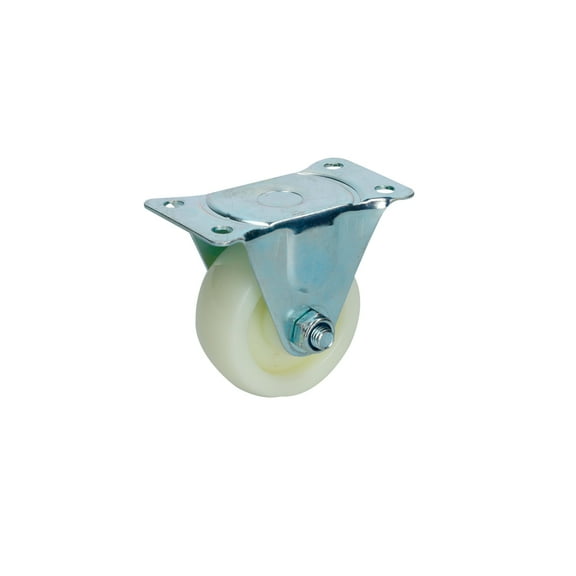 Surtek White Polyurethane Fixed Caster 3"