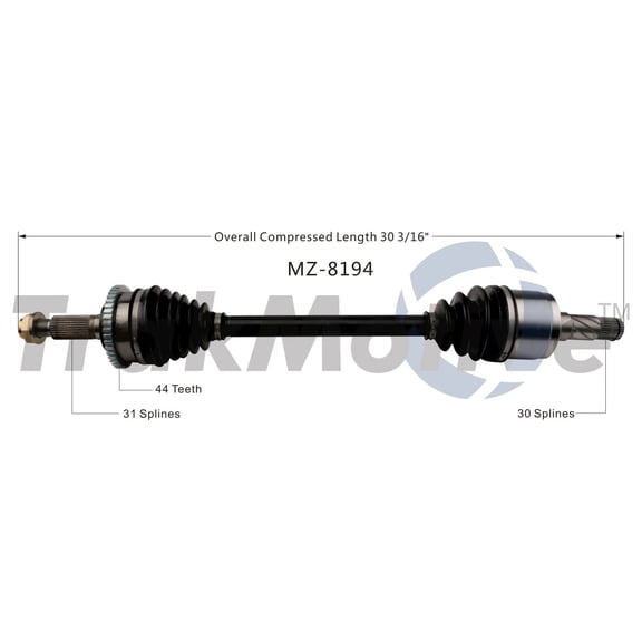 Surtrak Axle MZ-8194 CV Axle Shaft Fits select: 1993-1995 MAZDA RX7