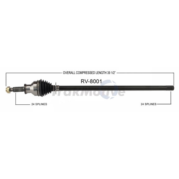Surtrak Axle RV-8001 CV Axle Shaft Fits select: 1999-2004 LAND ROVER DISCOVERY II