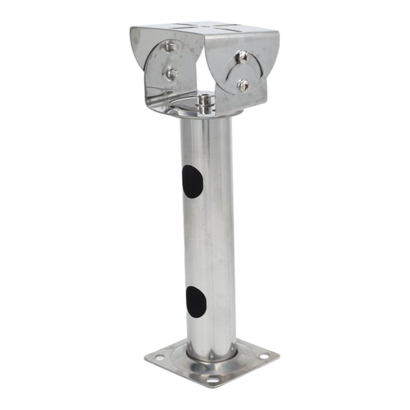 Surveillance Camera Mount Bracket with 38mm Diameter Support and Full Range Motion for Wall or Pole Installation (25cm)