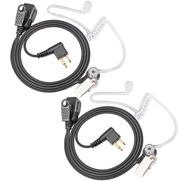 Surveillance Kit Low-profile Noise Reduction Earpiece with PPT/Mic for Motorola CP200 PRO1150 MU12 BPR40 Radio