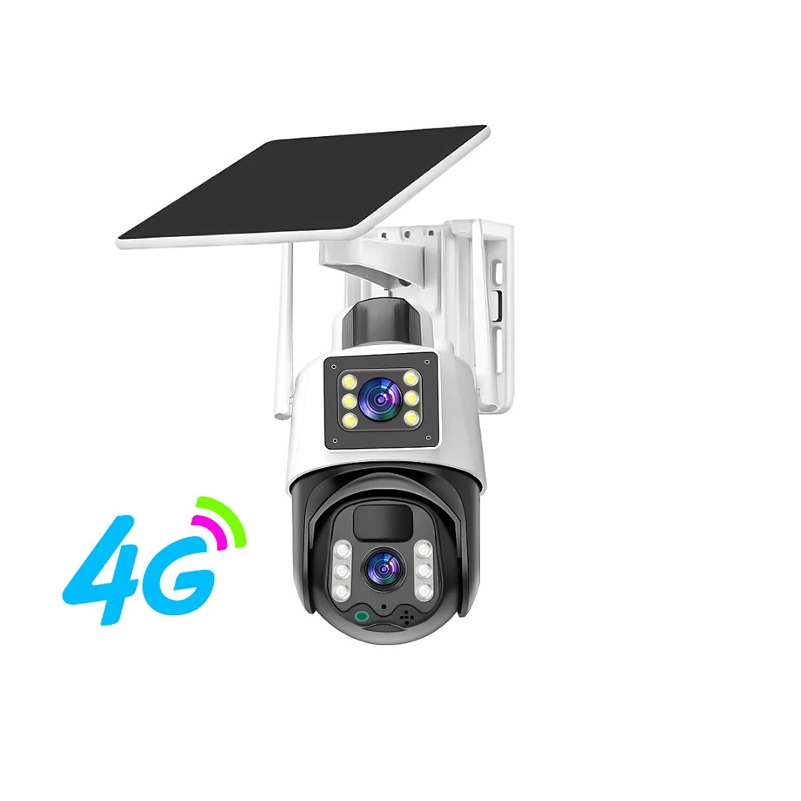 Surveillance camera V380,4K Wireless 4G SIM Card Outdoor Solar Waterproof 360 Dual Lens, CCTV Home Security IP Camera, Built-in Battery Surveillance video