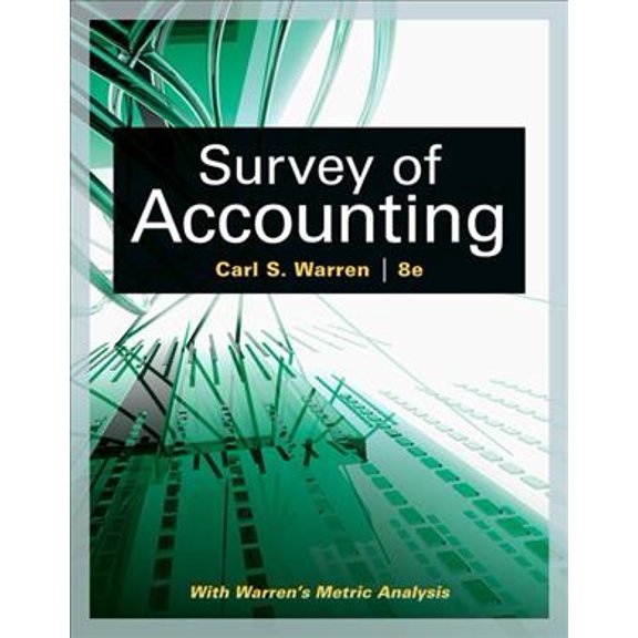 Pre-Owned Survey of Accounting (Hardcover) 1305961889 9781305961883