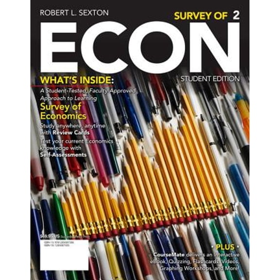 Survey of ECON2 (with CourseMate Printed Access Card) (Paperback) by Robert Sexton