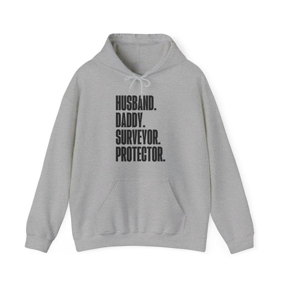 Surveyor Dad Fathers Day Birthday Hoodie Gifts Hooded Sweatshirt Pullover