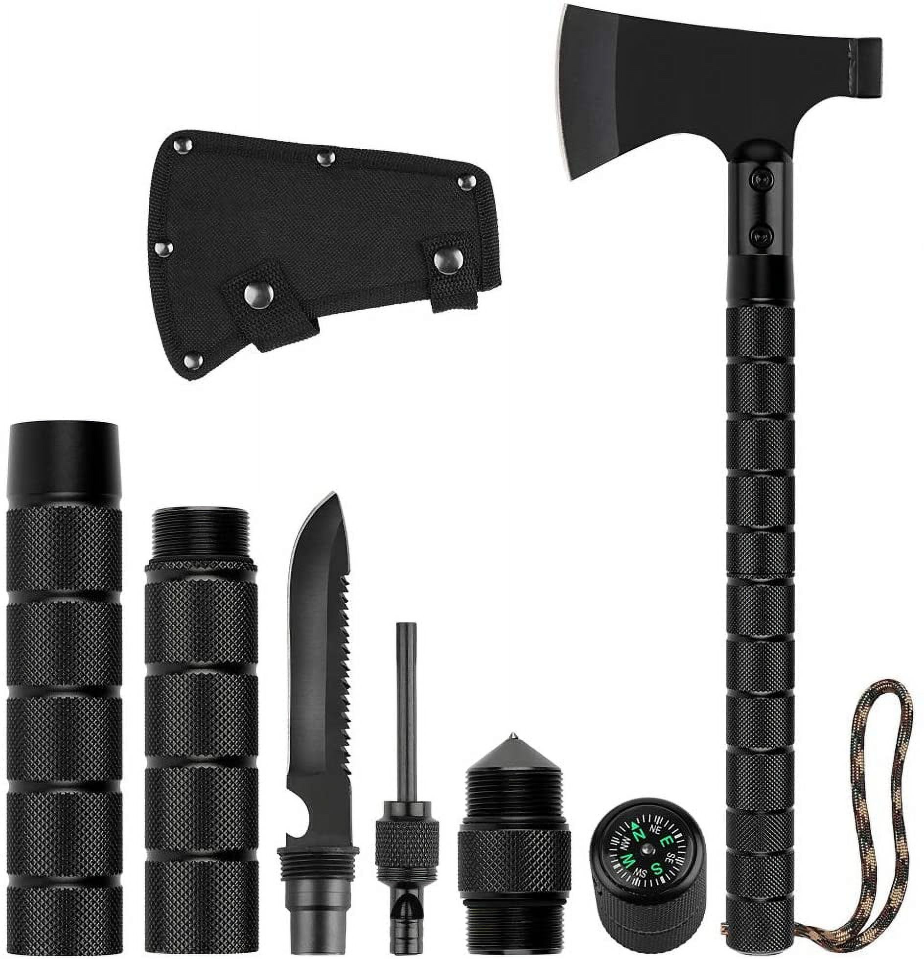 Survival Axe Portable Camping Axe Multi-Tool Hatchet Survival Kit - image 1 of 7