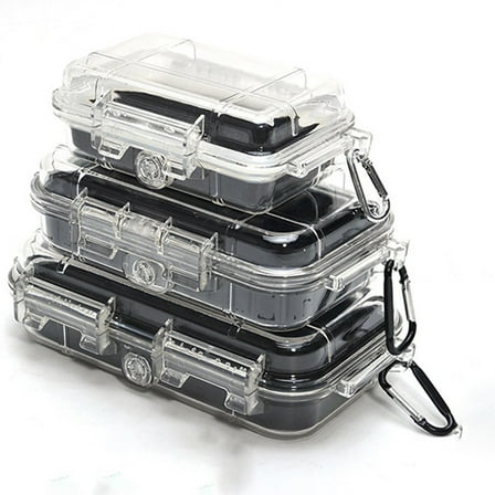 Survival Box Case Waterproof Shockproof Anti Pressure Camping Storage Tool Fangkenuo