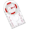 thumbnail image 1 of Survival Compass with Ruler Scale Hiking Orienteering Camping Thumb Compass for Map Reading, 1 of 3