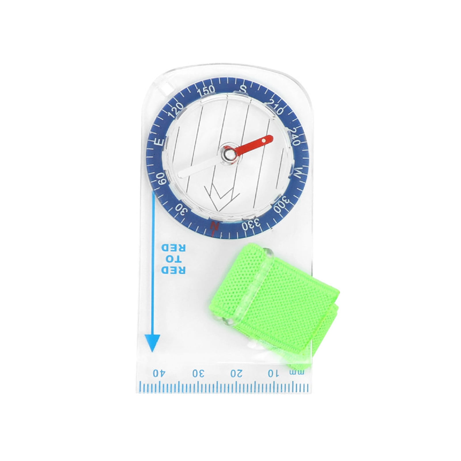 Best Map Ruler Survival Compasses with Ruler Scale Hiking Boatings Orienteering ...