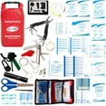 Survival First Aid Kit 123pcs Waterproof Boat Emergency Kit for Fishing Kayaking Boating