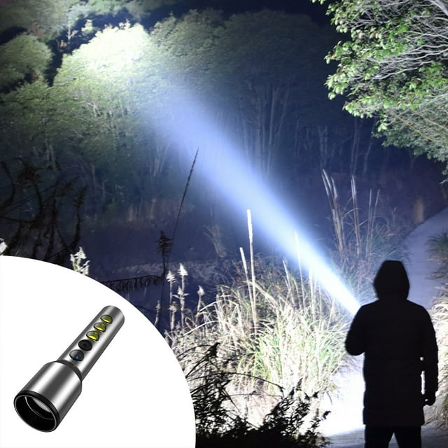 Survival Gear on Clearance Outdoor Led Strong Light LongRange Multifunctional Aluminum Alloy