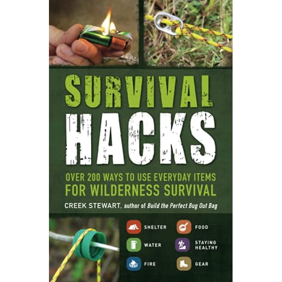 Pre-Owned Survival Hacks: Over 200 Ways to Use Everyday Items for Wilderness Survival (Paperback) 1440593345 9781440593345