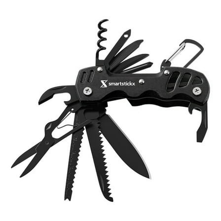 Survival Hunting Knife - 16 in 1 - Black