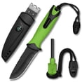 thumbnail image 1 of Plys Multifunction Survival Knife Fixed Blade Outdoor Tactical Knives with Fire Stick and Whistle, Camping Hiking Essentials Gear, 1 of 7
