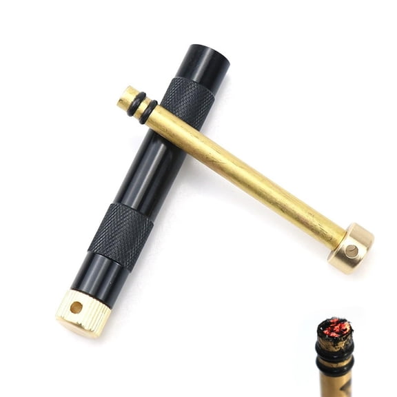 Survival Piston Ignition - Emergency Fire Starter Tool Using Compression Ignition - , Hiking & Outdoor Survival Kits (Includes Fire Hemp & Lubricant)