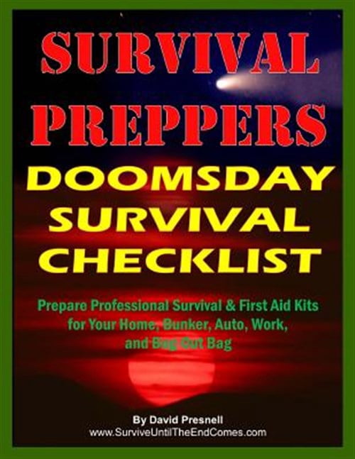 Survival Preppers Doomsday Survival Checklist: Prepare Professional ...