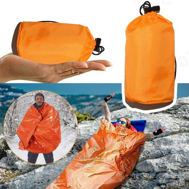 Survival Sleeping Bag Outdoor Lightweight Waterproof Cold Weather Thermal Camping Bag for Hiking and Travel