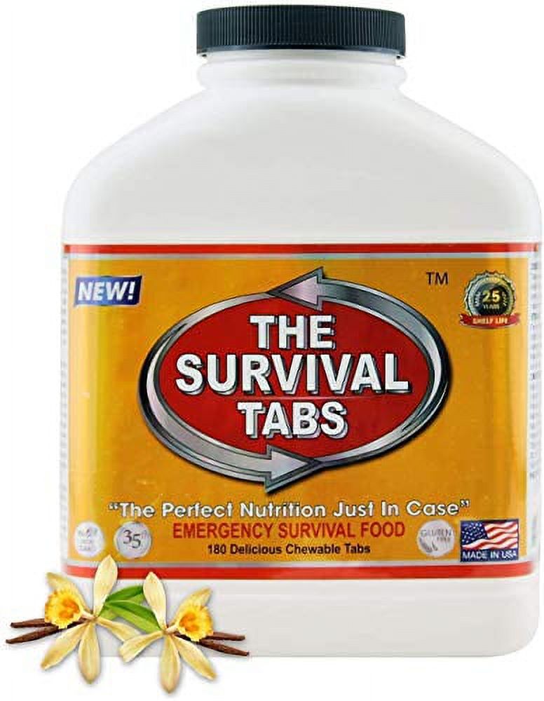 Survival Tabs 15 Day 180 Tabs Emergency Food Survival Food Meal