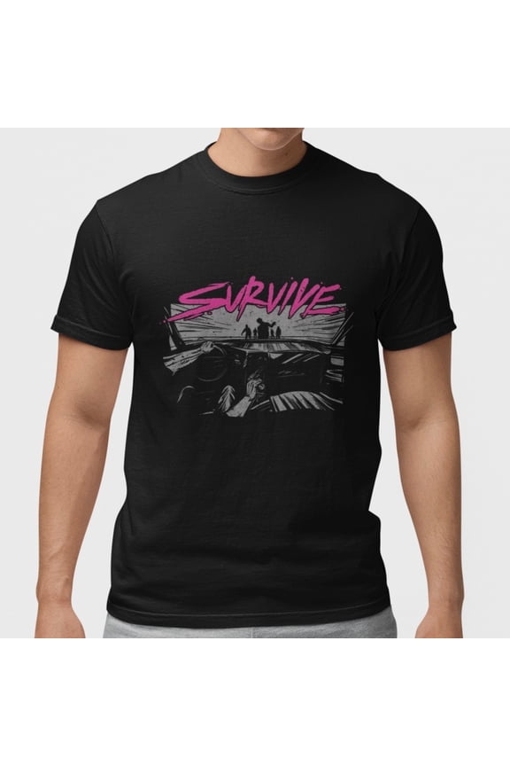 Survive Apocalypse Graphic T-Shirt Survival Horror Gamer Tee
