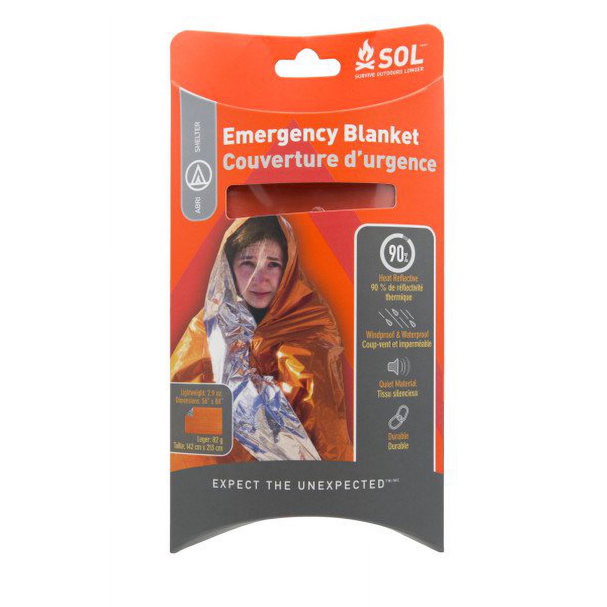 Survive Outdoors Longer® Emergency Survival Blanket - Walmart.com