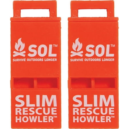 Survive Outdoors Longer® Slim Rescue Howler Whistle