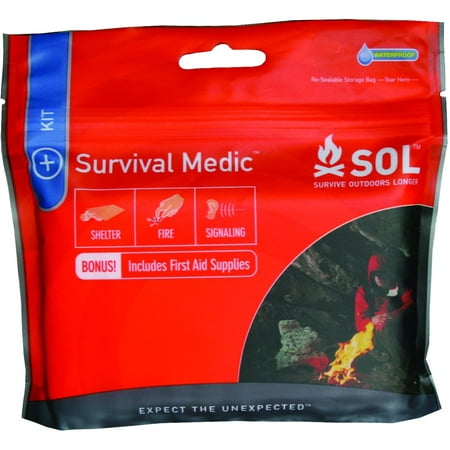 Survive Outdoors Longer® Waterproof Survival Medic First Aid Kit
