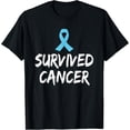 thumbnail image 1 of Survived Cancer Prostate Cancer Awareness T-Shirt, 1 of 4